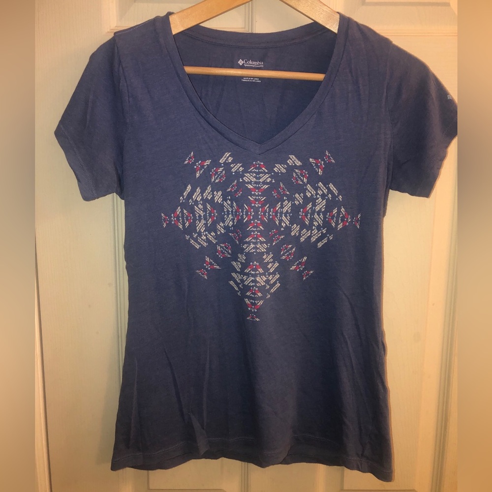 Columbia Tshirt.  Pretty blue color